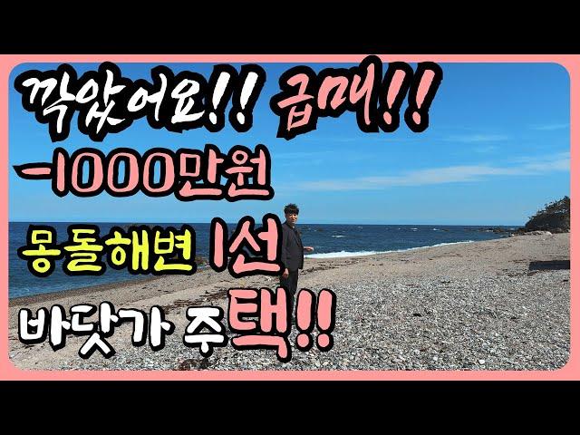 [최종 급매]해변 바로 앞 1선 영구 조망의 값 싼 바닷가 집 바닷가 주택 매매 바닷가 주택 급매 바닷가 집 매물 바닷가 급매