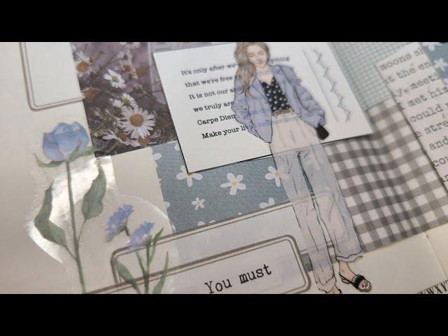 다꾸 ASMR | 앤의 노트 하울 & 다이어리 꾸미기 | journal | scrapbooking