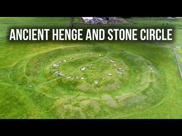 Arbor Low Stone Circle and Geb Hill Barrow (Ancient Henge)