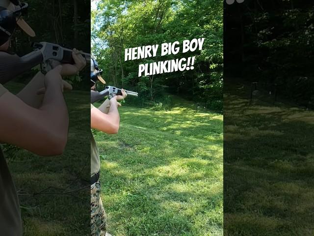 Henry Big Boy .357 Plinking!