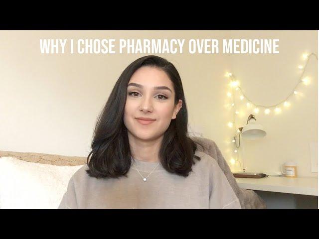 WHY I CHOSE PHARMACY OVER MEDICINE | My story + some advice