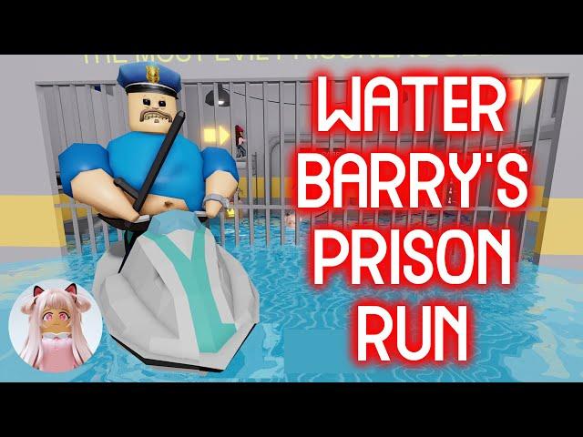 WATER BARRY'S PRISON RUN! (Obby) - Roblox Gameplay Walkthrough Easy Mode No Death [4K]