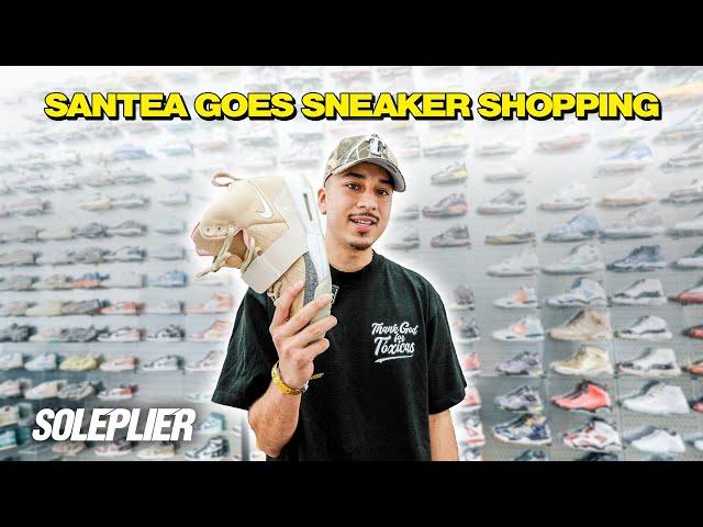 SANTEA GOES SNEAKER SHOPPING AT SOLEPLIER!