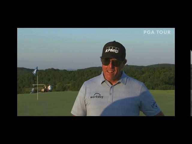 Phil Mickelson Interview - Quintic Ball Roll