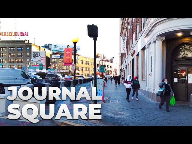 Walking New Jersey's Journal Square in Jersey City (January 2022)