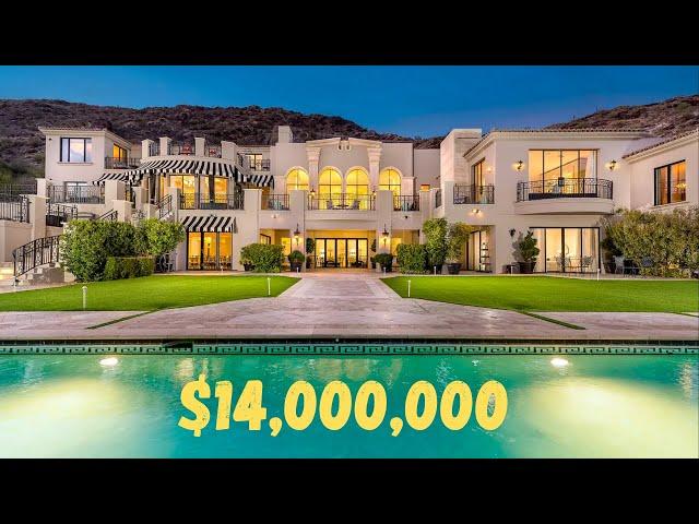 Look Inside this $14 Million Paradise Valley Mansion(Phoenix's most expensive neighborhood)