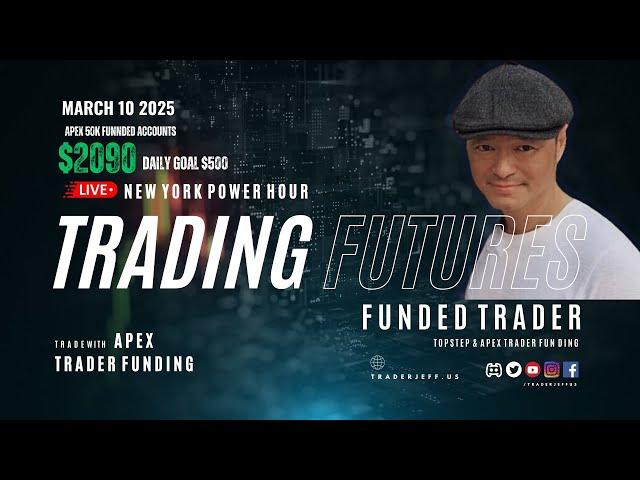 +$2090 - Topstep & Apex Funded Accounts | Discipline & Determination: Live Trading NASDAQ Futures