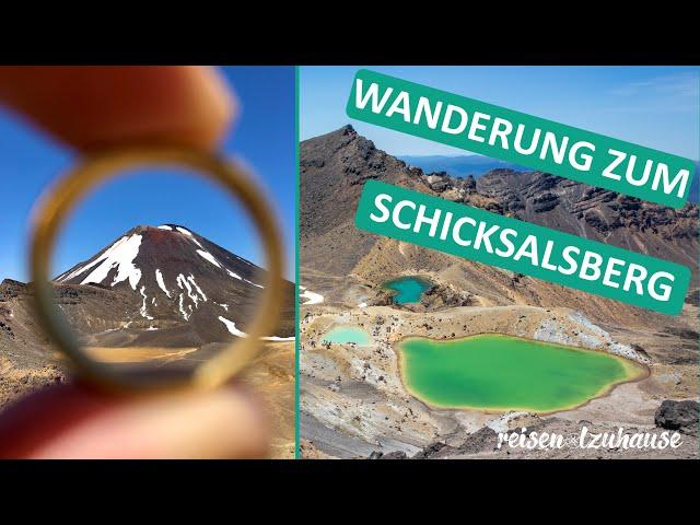 Tongariro Alpine Crossing ● Neuseelands schönste Wanderung zum Schicksalsberg ● Weltreise Vlog #040