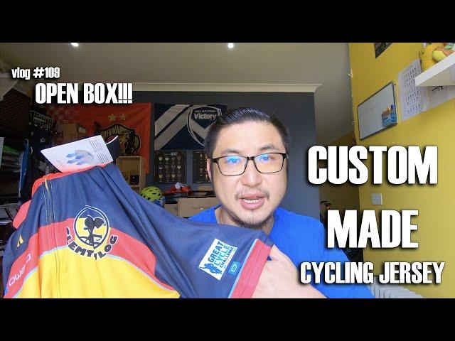 vlog #109【OPEN BOX #10】My custom made cycling jersey via Owayo