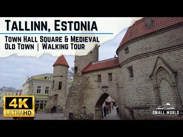 Explore the Medieval Old Town of Tallinn, Estonia - Walk to Town Hall Square & 14th Century Castles