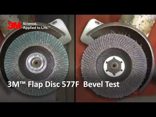 3M™ Flap Disc 577F  Bevel Test