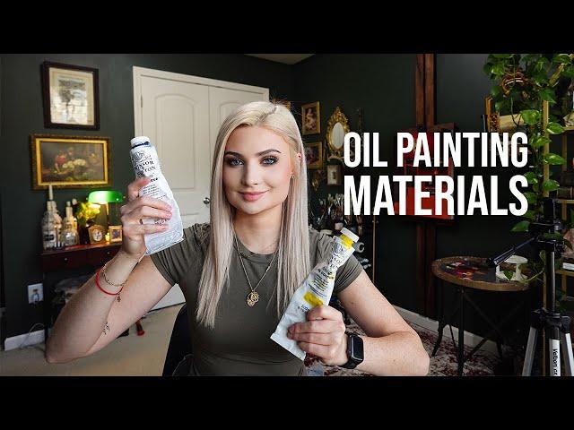 Oil Painting Materials | TUTORIAL