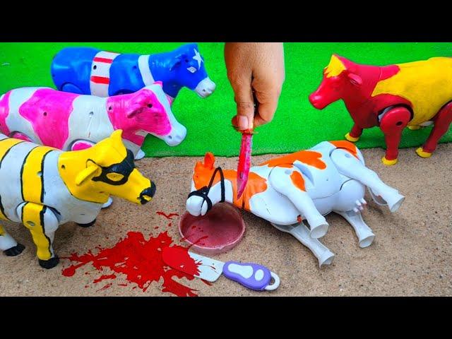 WADIDAU ‼️PROSES POTONG SAPI SIMOLASI QURBANI IDULIDHA COW CARTOON VIDEO @toystory7209