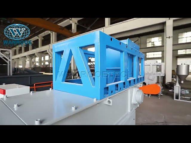 Plastic PP/PE/HDPE Plastic Lumps Pipes Single Shaft Shredder
