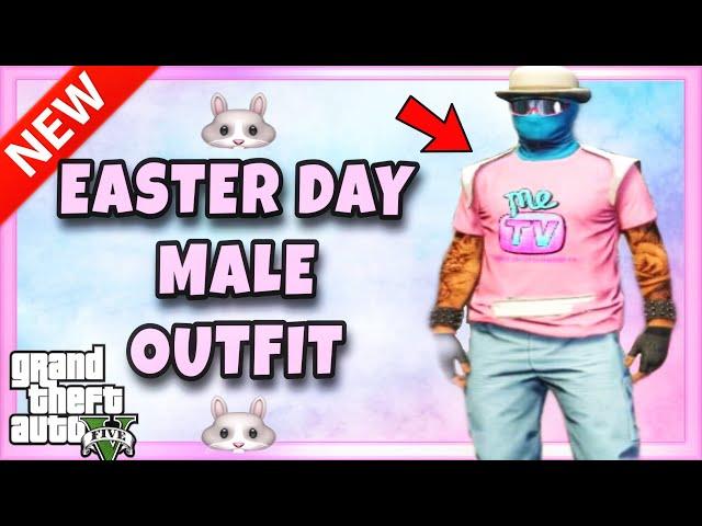 GTA 5 ONLINE - EASTER DAY MALE OUTFIT WITH NO TRANSFER TUTORIAL(PATCH 1.54)