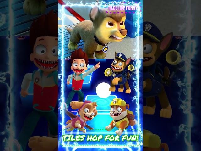 Scary Chase  Ryder PAW Patrol  Tiles Hop EDM Rush #coffindance #pawpatrol