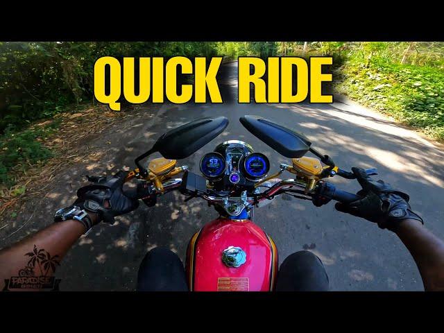 Quick Test Ride On The Brand New a Timing Chain Missile 250 | Jamaican Bike Life 