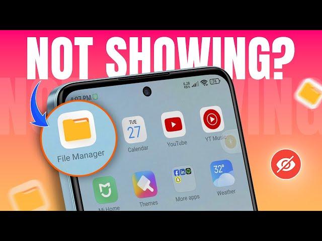 How to Fix Xiaomi Redmi File Manager Not Showing on Android | Step-by-Step Guide