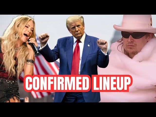 Country Superstars CONFIRMED for President Trump's Inauguration