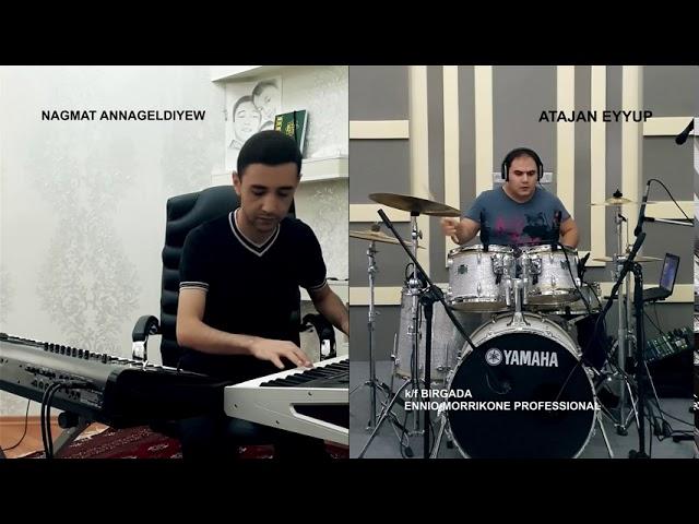 Atajan & Nagmat BRIGADA drum keyboard solo taze turkmen klip