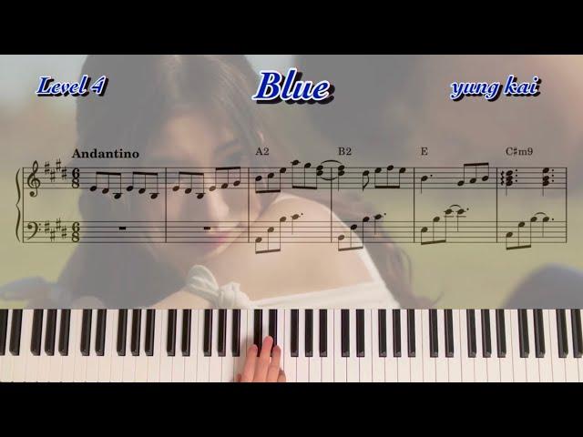 yung kai - blue Piano Cover 피아노 악보