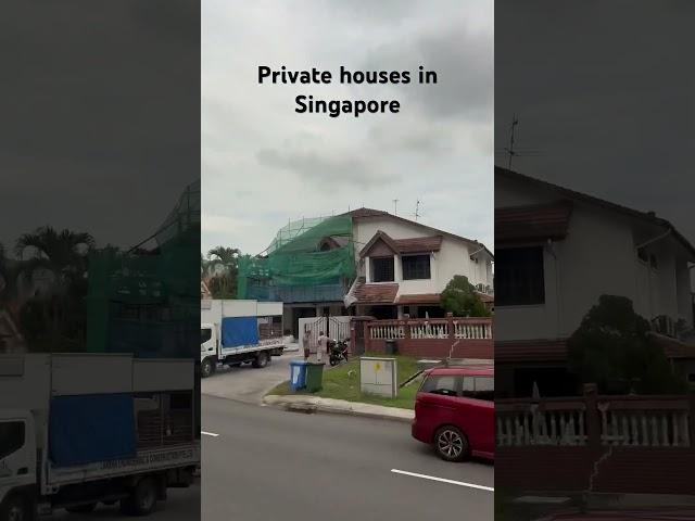 Private houses in Singapore. #singapore