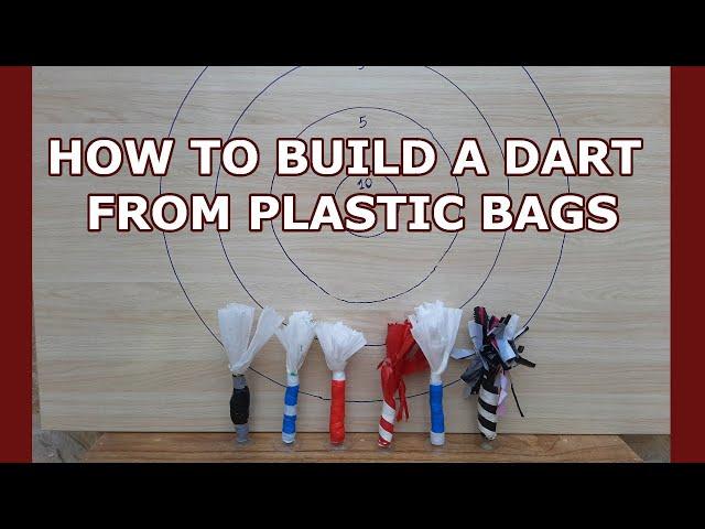 How to build A DART from PLASTIC BAGS #HPEatHome #PhysEd #Physedathome #PE #GetActive #playandlearn