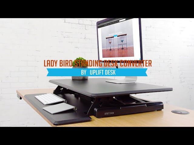 Lady Bird Standing Desk Converter by UPLIFT Desk