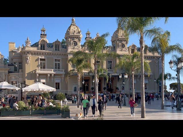 Monaco Walk March 2025  Monte Carlo 4K Walking Tour