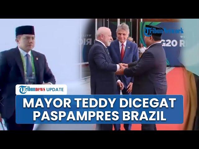 Detik-detik Pasukan Kehormatan Brasil Sambut Prabowo di KTT G20 tapi Mayor Teddy Dicegat Paspampres