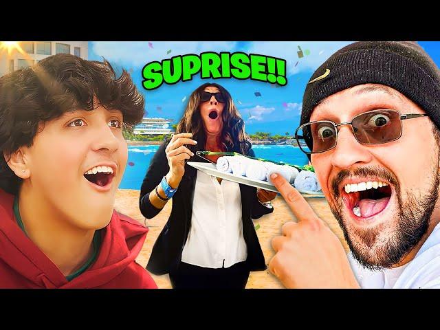 Disguising my Grandma to Crash FV Family's Cancun Vacation!