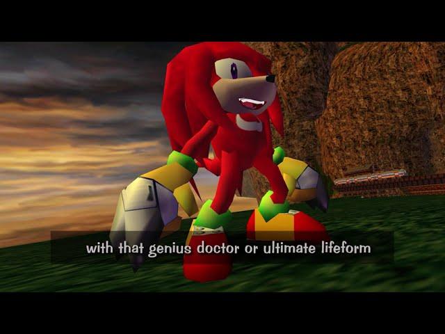 Knuckles roasts Sonic