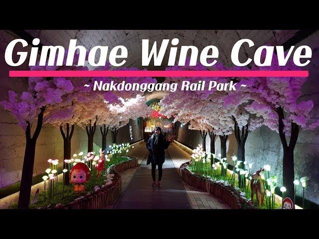 김해 낙동강 레일 파크 간 후기. 열차 카페+와인 동굴편(Gimhae Wine Tunnel)