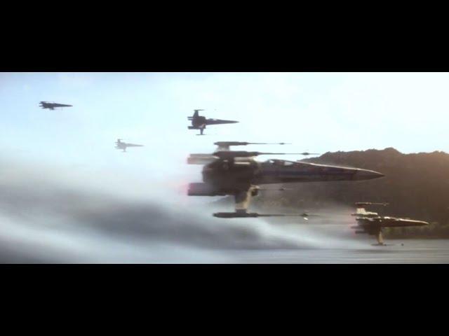 Star Wars X-wing fighter tribute (Iron Eagle style)