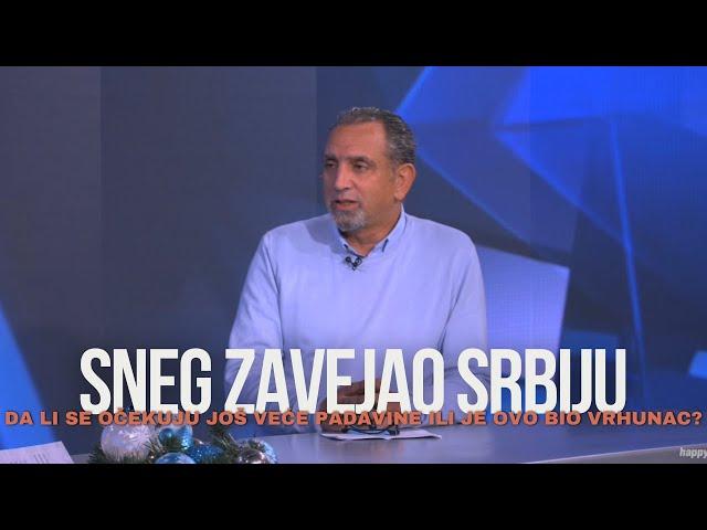 TELEMASTER - Sneg zavejao Srbiju - Da li se ocekuju jos vece padavine ili je ovo bio vrhunac?