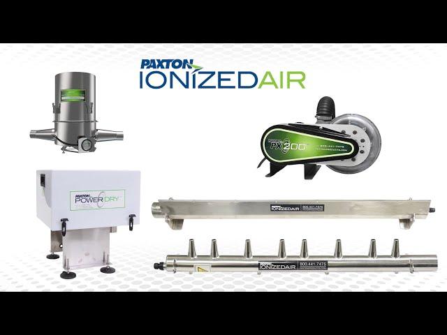 Eliminate Compressed Air with Paxton's Ionizing Rinsing Systems