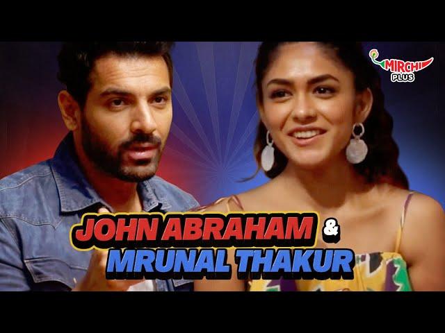John Abraham & Mrunal Thakur’s Most Fun Interview Yet!  | Mirchi Plus