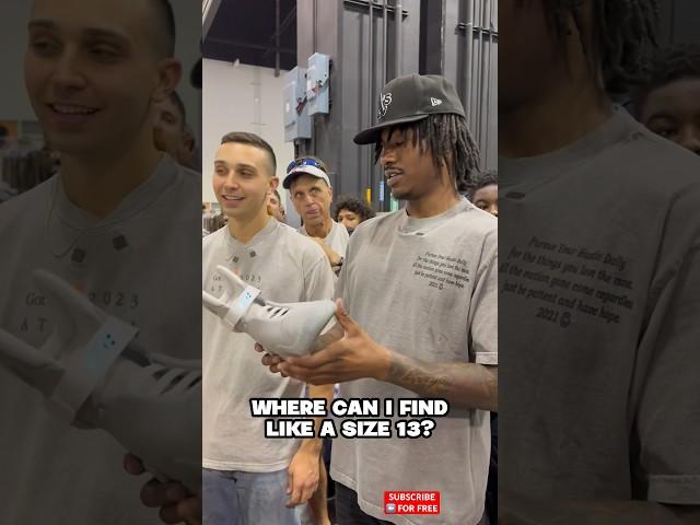 Duke Dennis Shopping For Air Mags At Got Sole 