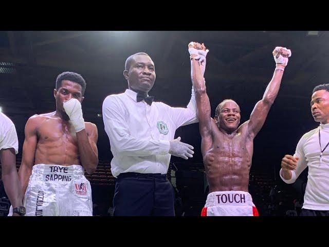 Ezekiel “Touch” Seun Knockout Taiwo Taofeeq in round 1.