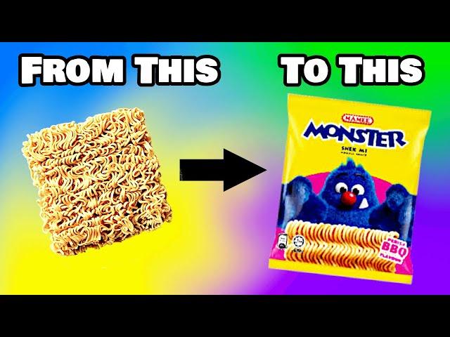 Turn Any Instant Noodles Into MAMEE MONSTER NOODLE SNACK! (Recipe Included)