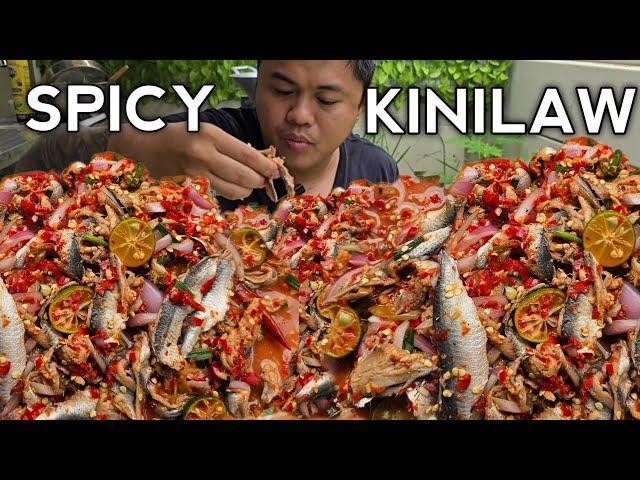 SPICY KINILAW NA ISDA | SEAFOOD MUKBANG | MUKBANG PHILIPPINES