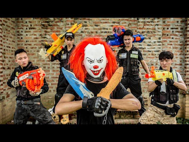 30 Minutes Nerf War Battle SWAT & CRIME