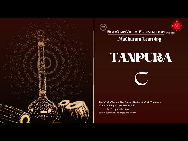 #tanpura  C | Recorded and Tuned by Dr.AchyuthRaman|  #tambura  | #45min | #riyaz |  | HD