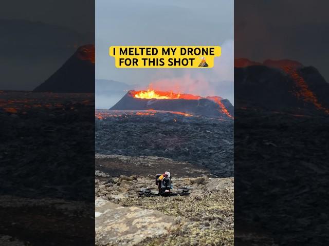 Drone vs volcano  #fpv #volcano #iceland