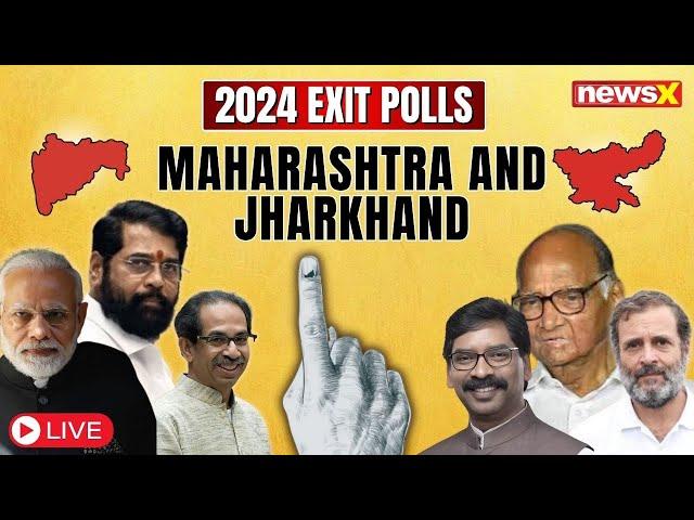 LIVE: Maharashtra And Jharkhand Exit Polls | Exit Polls Results | NewsX