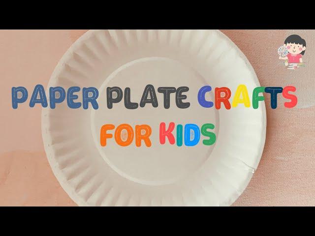 SPRING CRAFTS FOR KIDS | PAPER PLATE CRAFT IDEAS for KIDS | DIY PAPER PLATE FLOWER