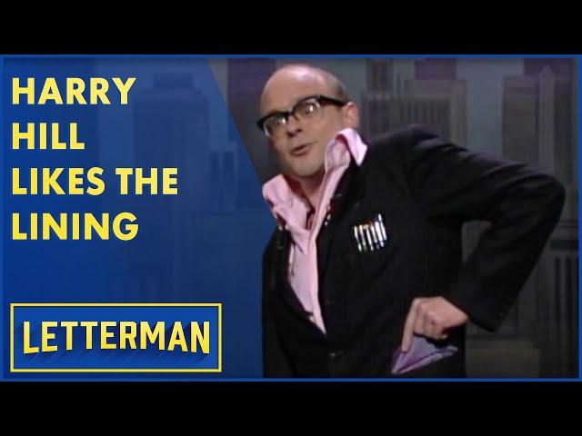 Harry Hill Really Likes The Lining | Letterman