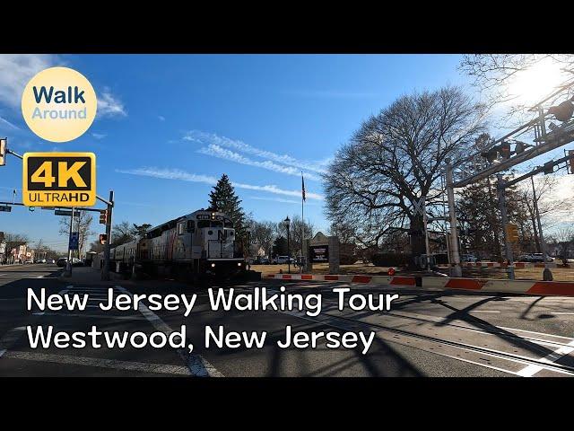 【4K60】 Walking - Westwood, New Jersey