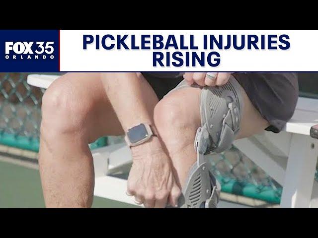 Pickleball injuries on the rise, especially among 50-plus players
