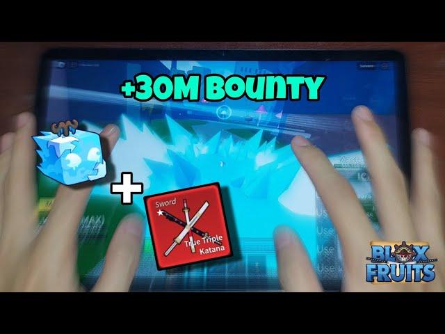 ICE + TTK Mobile Bounty Hunting (With Handcam!) | Blox Fruit